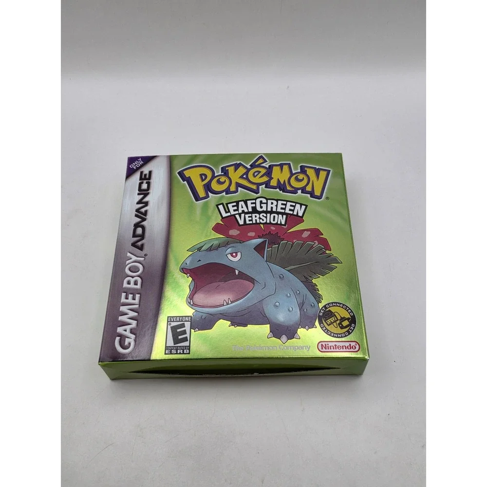 Pokemon LeafGreen Version‎ (Nintendo Game Boy Advance GBA) w/ Replacement Box